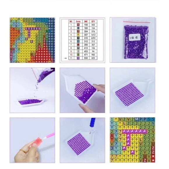 Moonlight Print DIY Diamond Unframed Painting - Picture 5 of 6